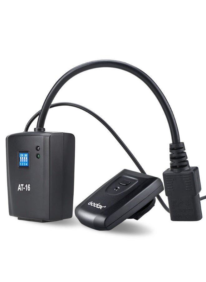 Godox AT-16 Wireless Flasher 16 Channel Flash Receiver Camera Universal Trigger Transmitter - Image 2